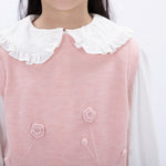 Casual Jacquard Waistcoat for Girls Image