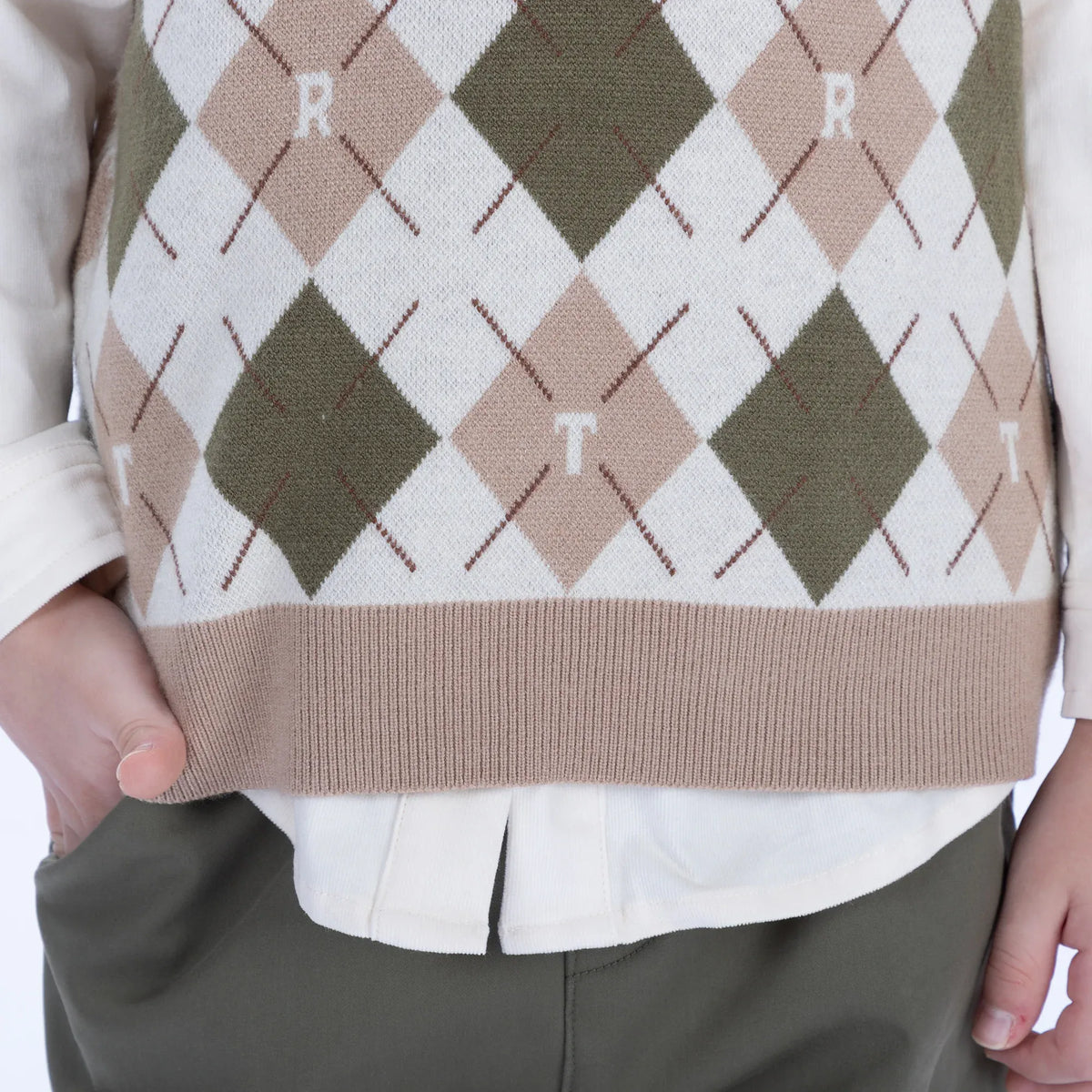 Casual Checked Waistcoat for Boys Image