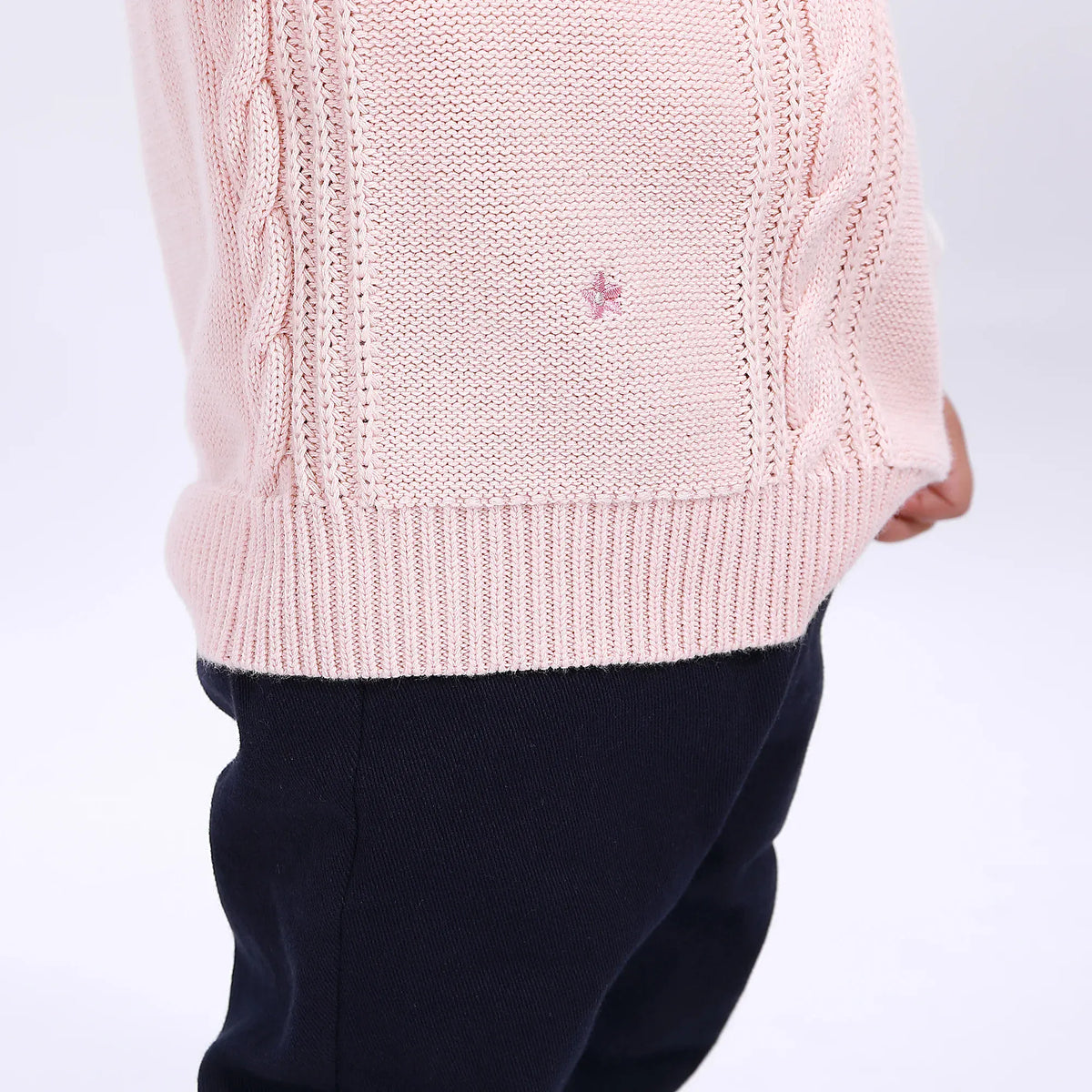 Casual Jacquard Waistcoat for Baby girl Image