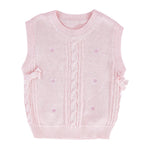 Casual Jacquard Waistcoat for Baby girl Image