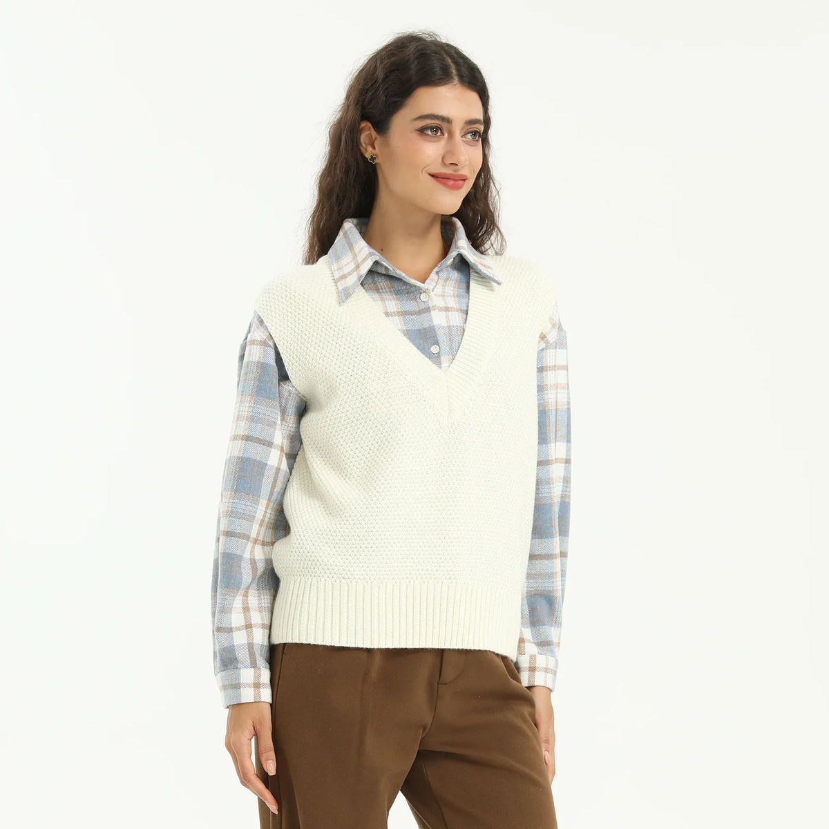 Elegant Jacquard Waistcoat for Women Image