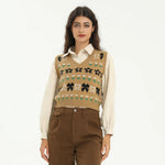 Elegant Jacquard Waistcoat for Women Image