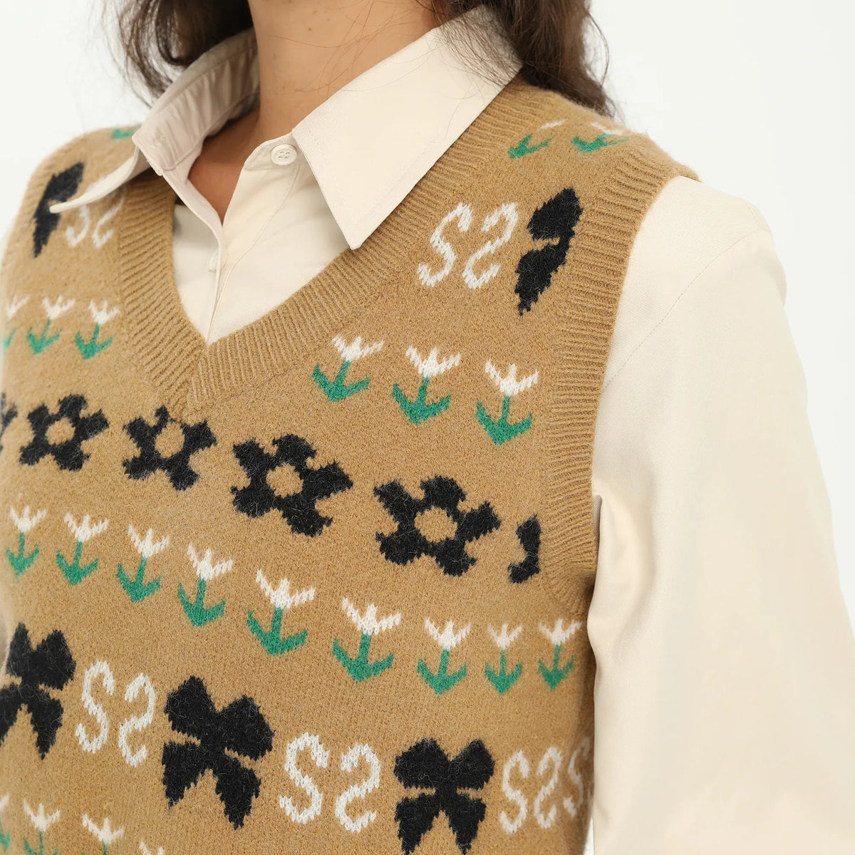 Elegant Jacquard Waistcoat for Women Image