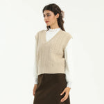 Elegant Jacquard Waistcoat for Women Image