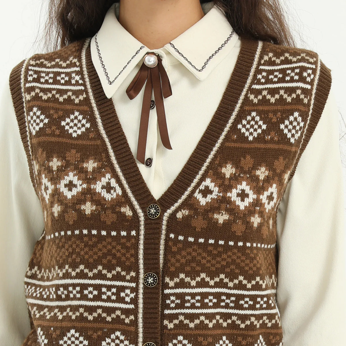 Elegant Embroidery Waistcoat for Women Image