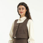 Elegant Solid Waistcoat for Women Image