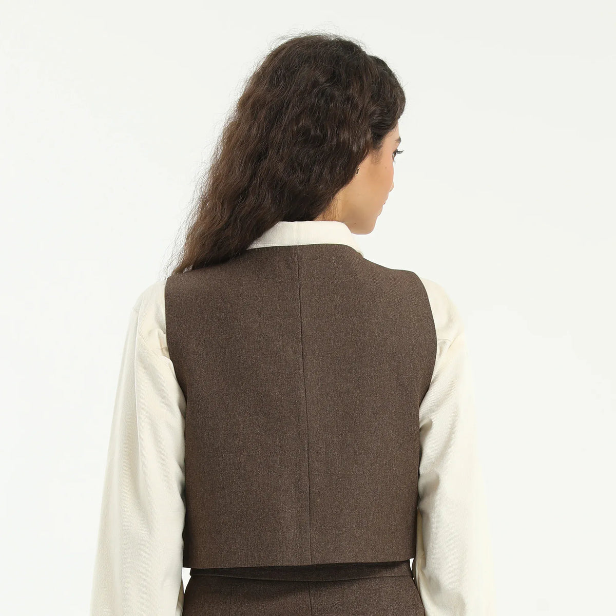 Elegant Solid Waistcoat for Women Image