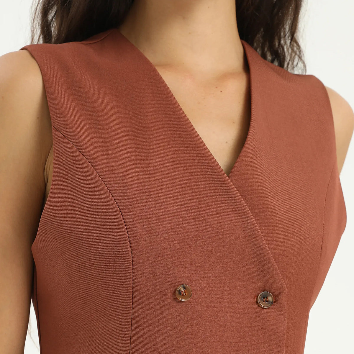 Elegant Plain Waistcoat for Women Image