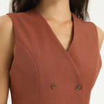 Elegant Plain Waistcoat for Women Image