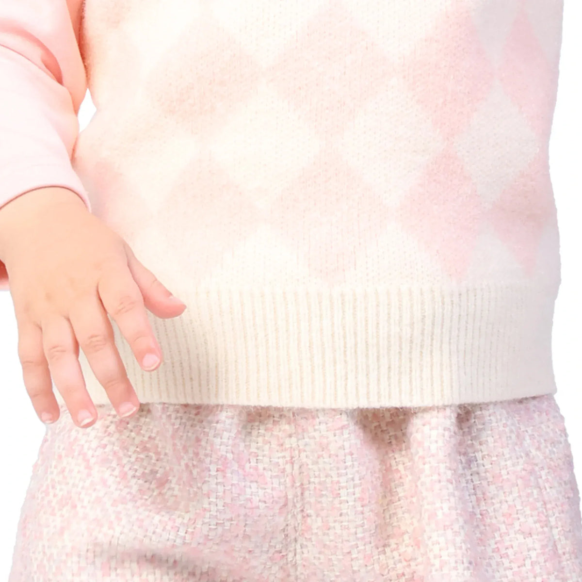 Checked Formal Waistcoat for Baby girl Image