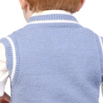 Jacquard Formal Waistcoat for Baby boy Image