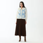 Elegant Floral Waistcoat for Women Image