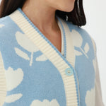 Elegant Floral Waistcoat for Women Image