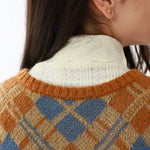 Elegant Checked Waistcoat for Women Image