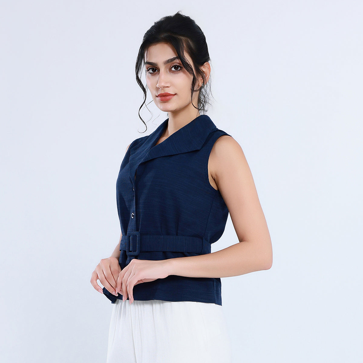 Casual Plain Waistcoat for Women