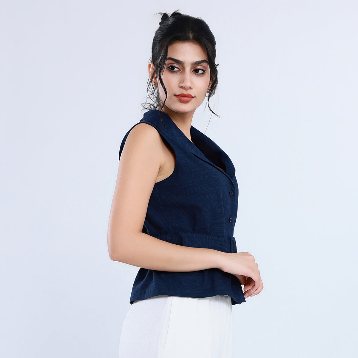 Casual Plain Waistcoat for Women