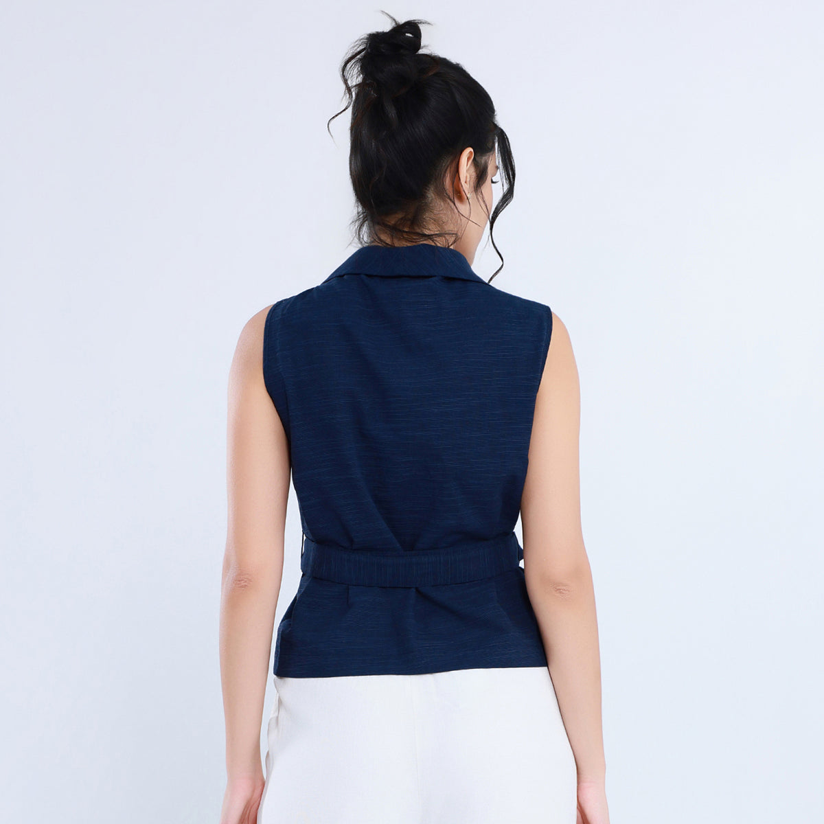 Casual Plain Waistcoat for Women