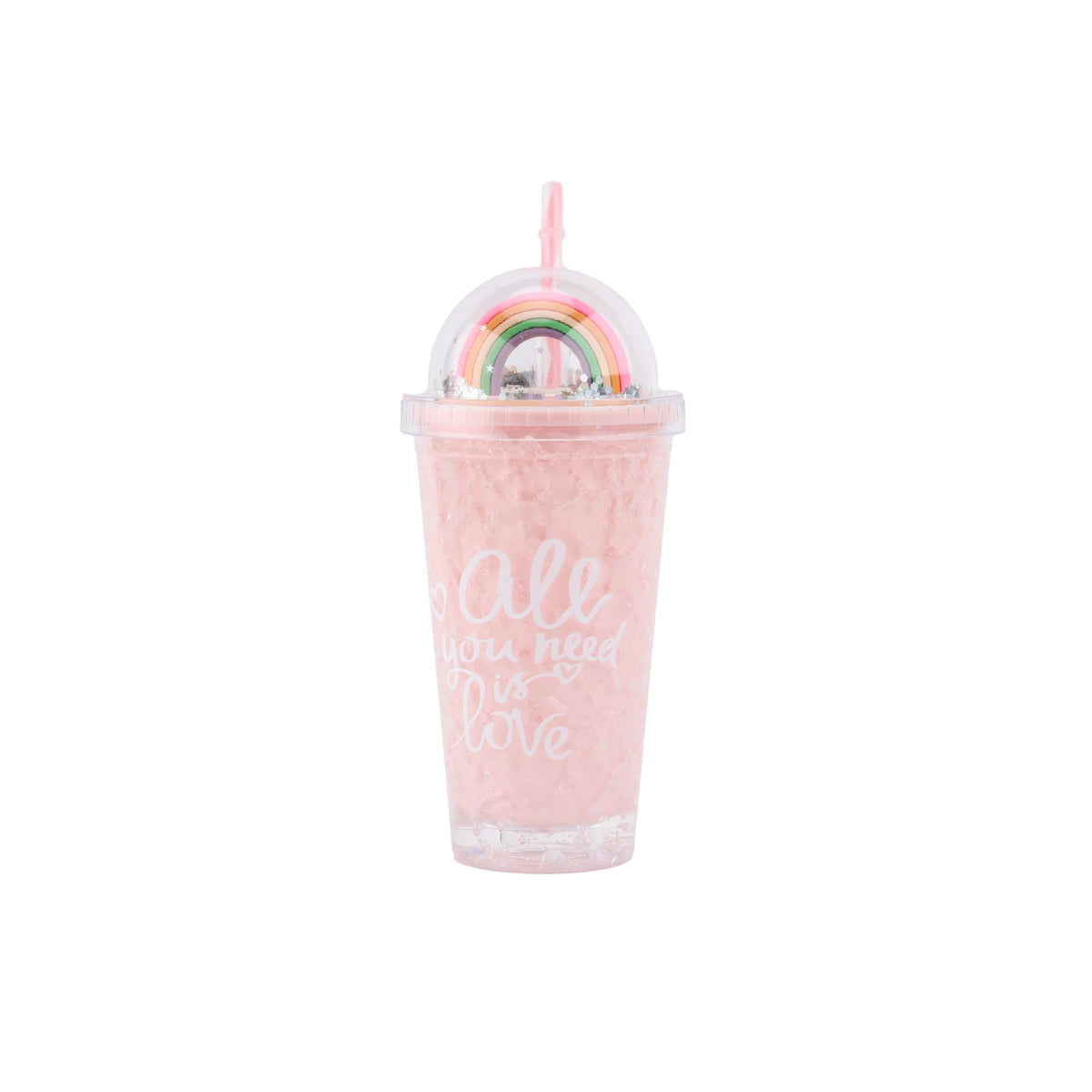 450ml Pink 450ml Water Cups Image