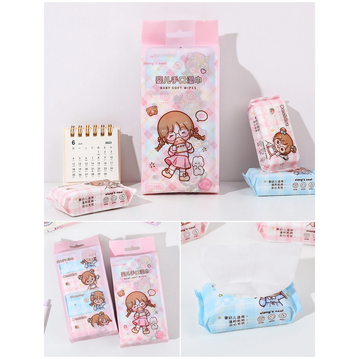 Free Multicolor Wet Wipes Image