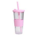 650ml Pink 650ml Water Cups Image