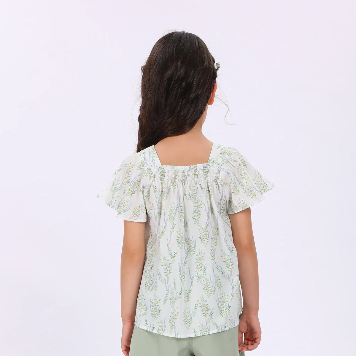 Floral Blouse for Girls Image