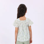 Floral Blouse for Girls Image