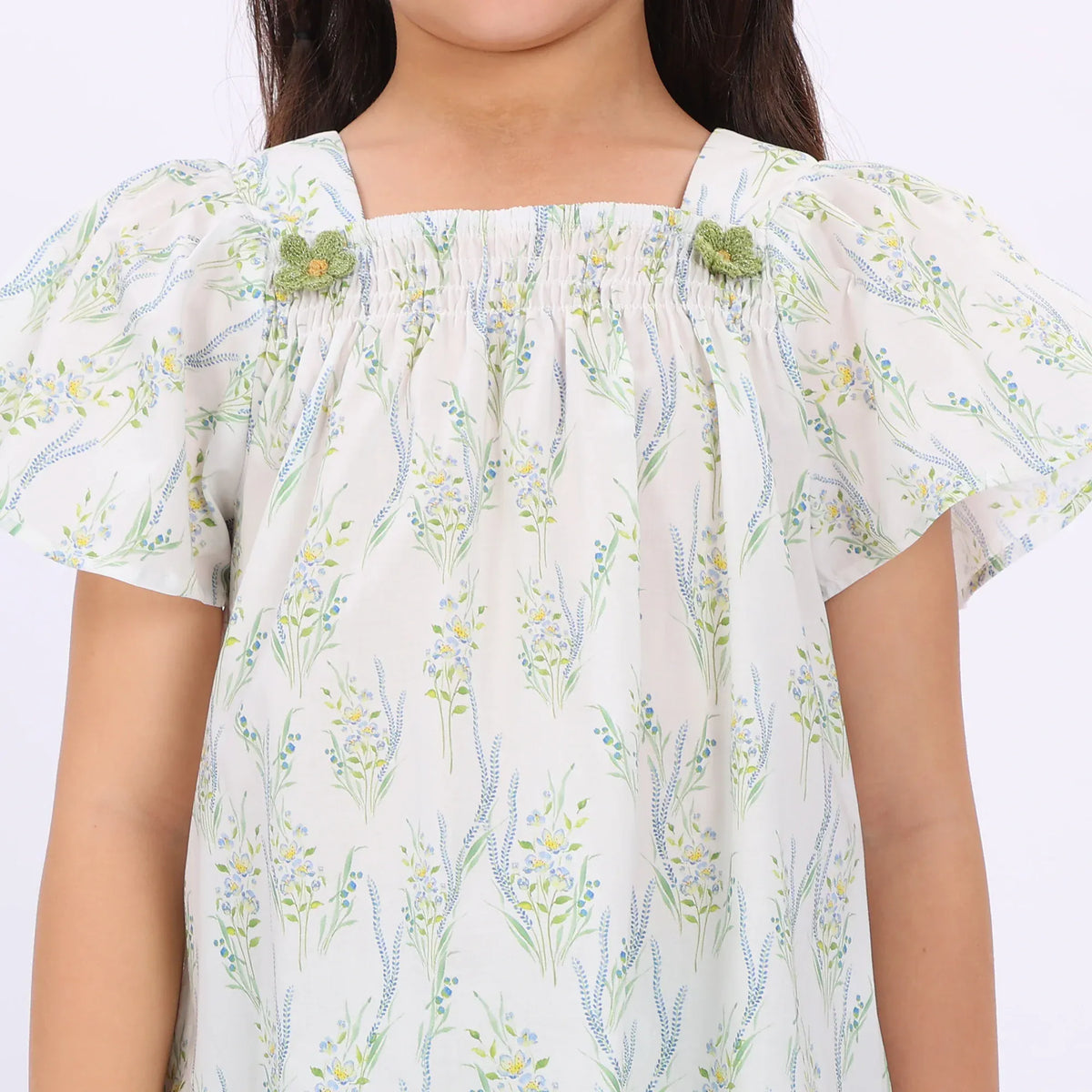 Floral Blouse for Girls Image