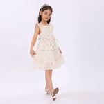 Striped Dress for Girls Image
