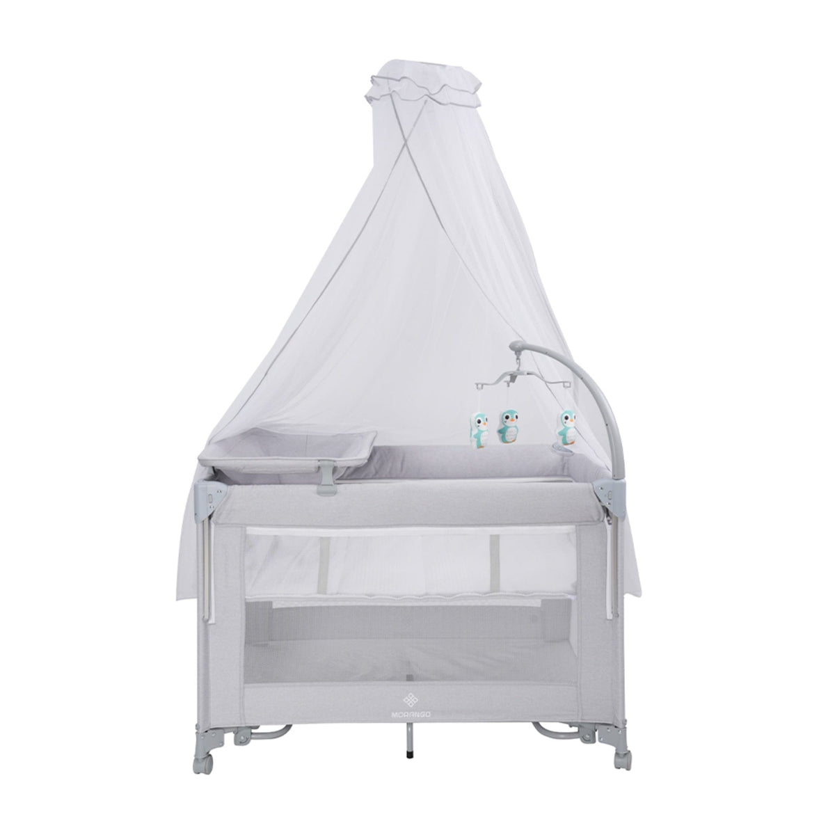 0 - 3Y Grey Adjustable Playard For Babies Image