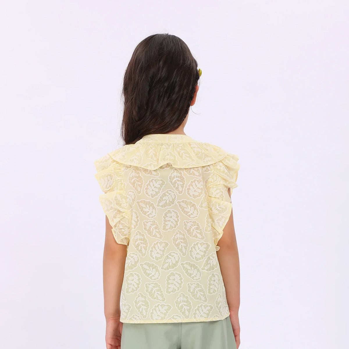 Leaves Shirt for Girls Image