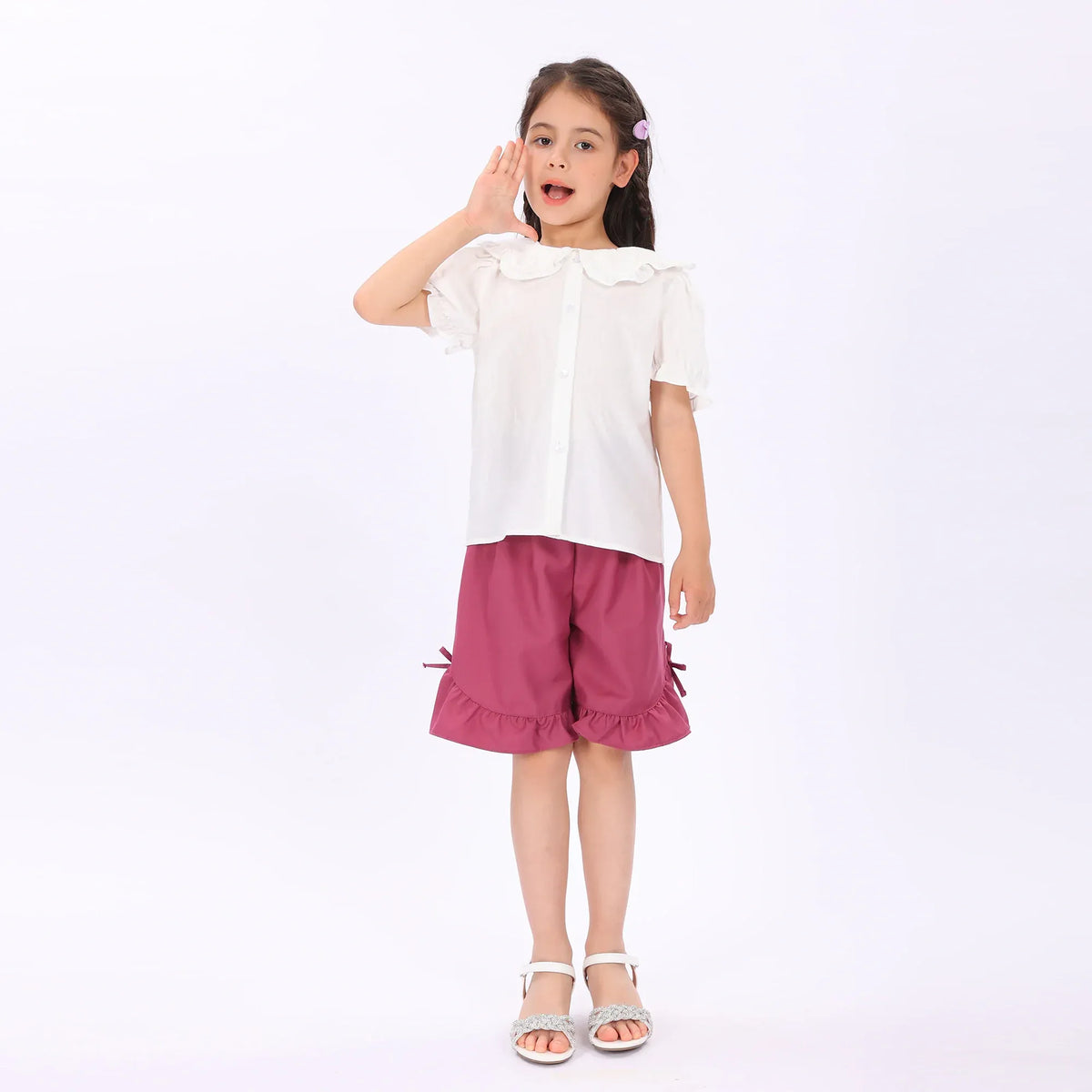 Jacquard Shirt for Girls Image