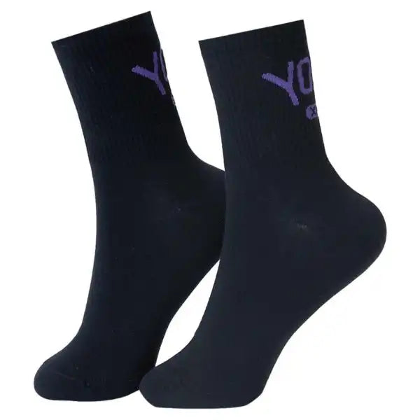 Free Black Printed high socks for Men Image