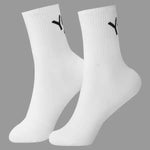 Free White Printed high socks for Men Image