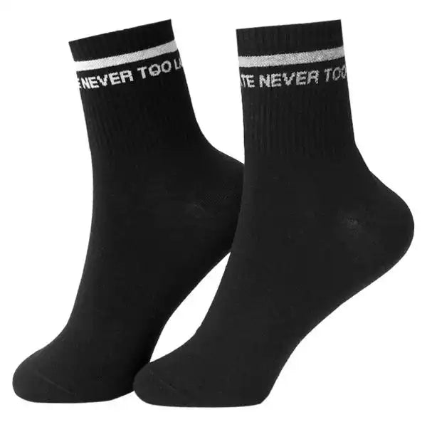 Free Black Printed high socks for Men Image