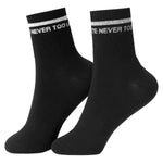 Free Black Printed high socks for Men Image
