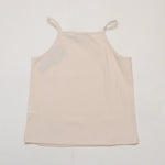 Beige Plain Tank Top for Girls Image