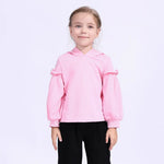 100 | 3Y Pink 100 | 3Y,39.5,64,35.5,- Plain Casual Pullover For Girls Image