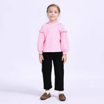 Plain Casual Pullover For Girls Image