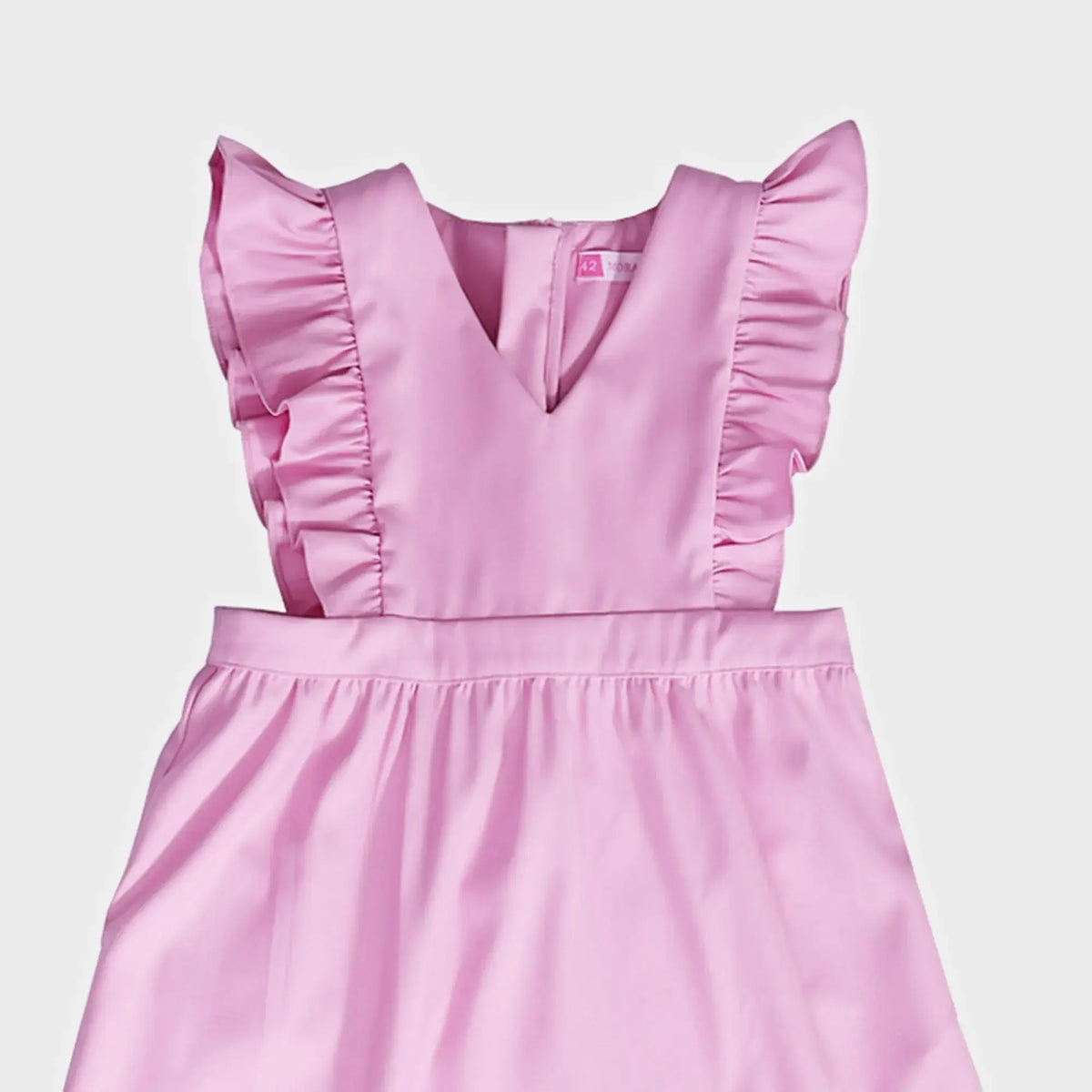 Plain School Dress For Girls Image