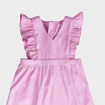 Plain School Dress For Girls Image