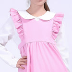 Plain School Dress For Girls Image