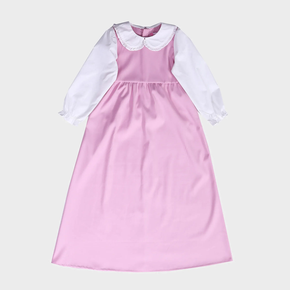 Color-Blocked School Dress For Girls Image