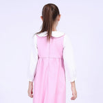 Color-Blocked School Dress For Girls Image