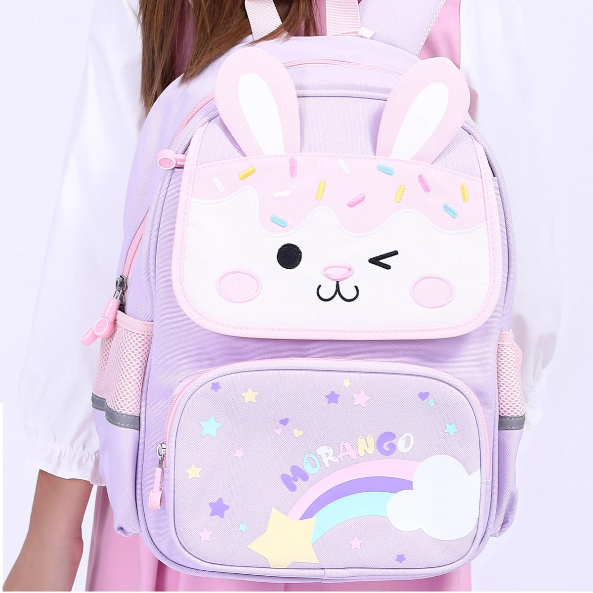 Color-Blocked School Dress For Girls Image