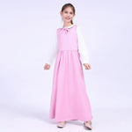 44S | 9-10 Y Pink 44S | 9-10 Y,112,82,45,74 Color-Blocked School Dress For Girls Image
