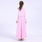 Color-Blocked School Dress For Girls Image