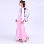 Color-Blocked School Dress For Girls Image
