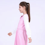 Color-Blocked School Dress For Girls Image