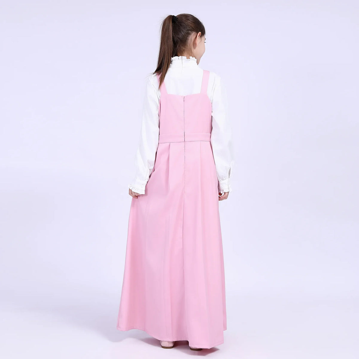 Plain School Dress For Girls Image