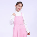 44S | 9-10 Y Light Pink 44S | 9-10 Y,112,78,-,72 Plain School Dress For Girls Image